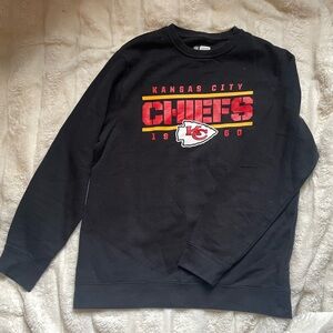 NFL Kansas City Chiefs Black Crewneck Sweatshirt